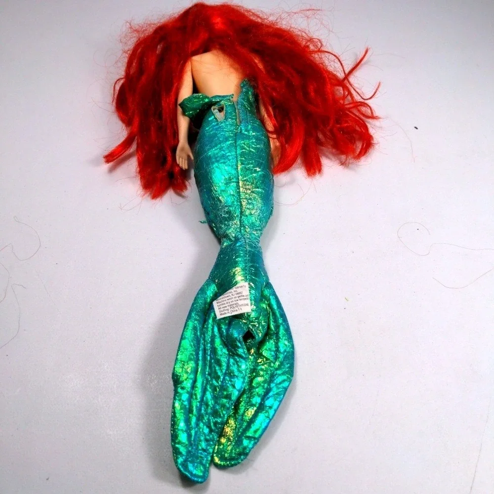 VTG 90s Disney Tyco Ariel The Little Mermaid Plush Doll 17